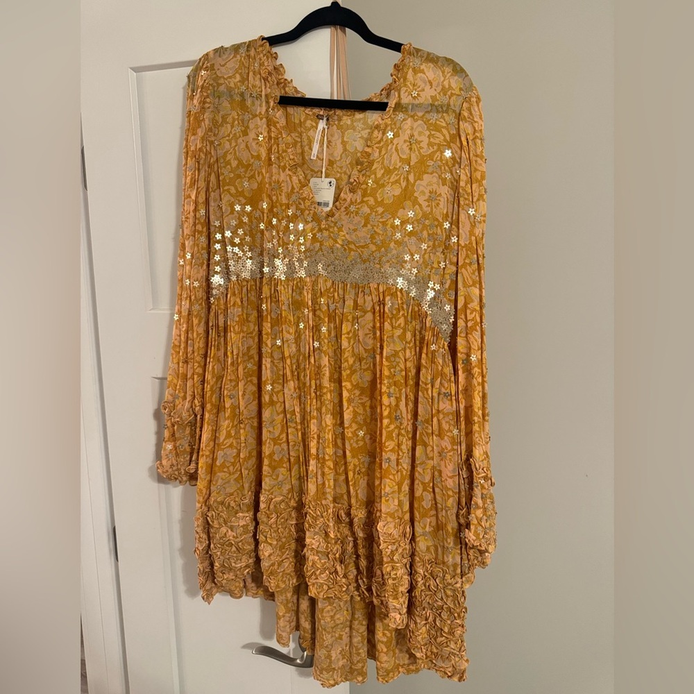 Free People Bali Sweet Blooms Mini Dress